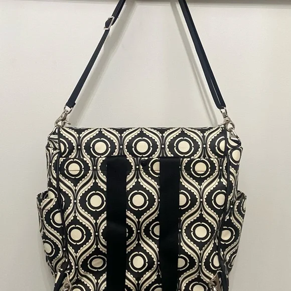 Petunia Pickle Bottom Black and Cream Crossbody Bag - Picture 5 of 14